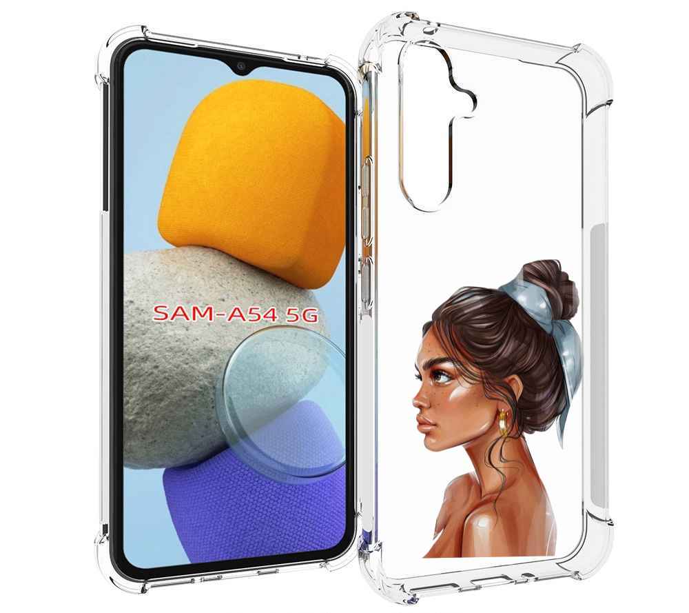 

Чехол MyPads Девушка-с-повязкой женский для Samsung Galaxy A54, Tocco