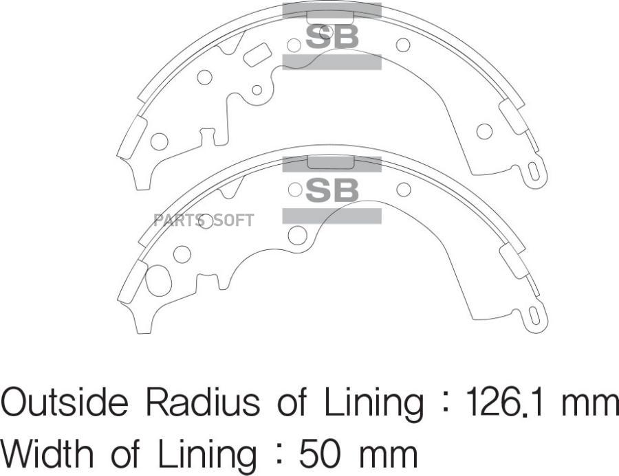 

Тормозные колодки Sangsin brake SA168