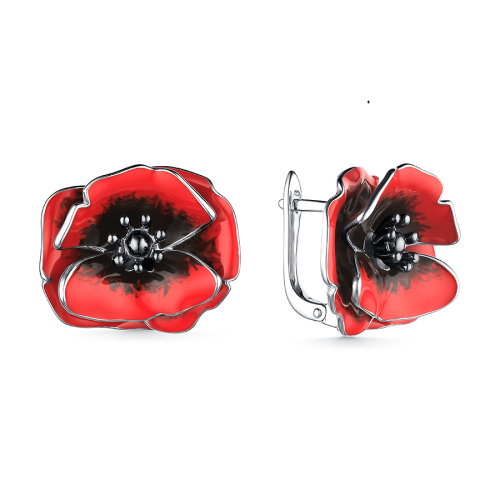 

Серьги из серебра с эмалью Dewi 901022622, 901022622