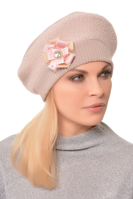 

Берет женский Lak Miss SOFI 1347 бежевый, SOFI 1347