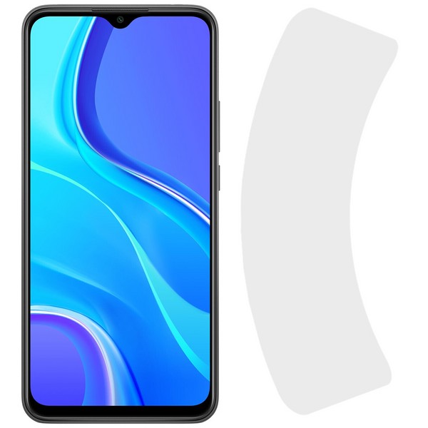 

Защитное стекло гибридное Krutoff для Xiaomi Redmi 9 / Poco M3