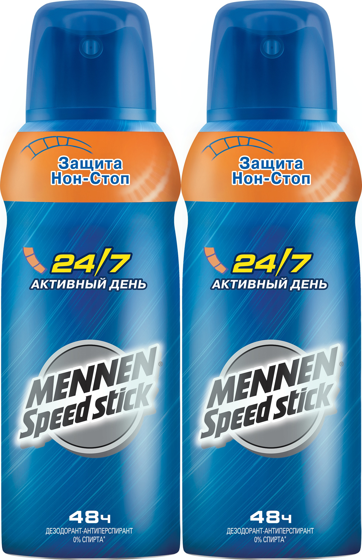 Дезодорант Mennen Speed Stick Активный день Cool Fusion 150 мл 2 шт