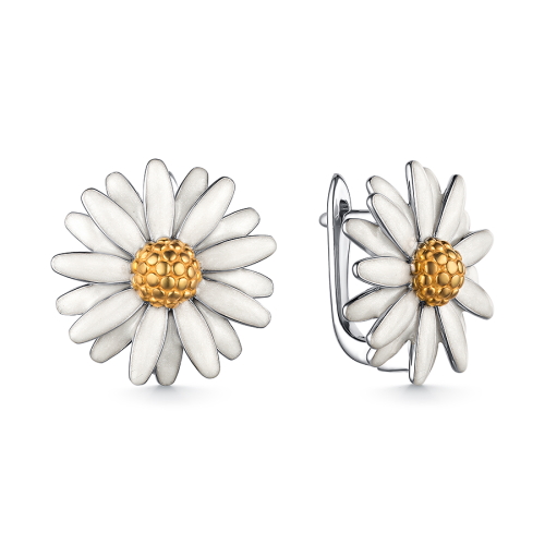 

Серьги из серебра с эмалью Dewi 901022612, 901022612