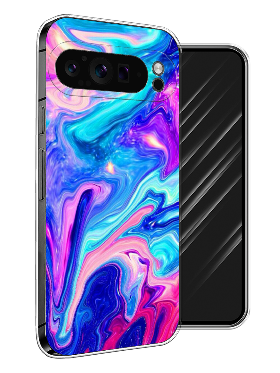 

Чехол Awog на Google Pixel 9 Pro "Потеки краски", Розовый, 272050-1