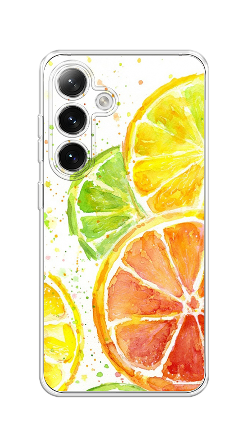 

Чехол на Samsung Galaxy S24 "Цитрусовые", Белый;желтый;красный;зеленый, 2109050-1