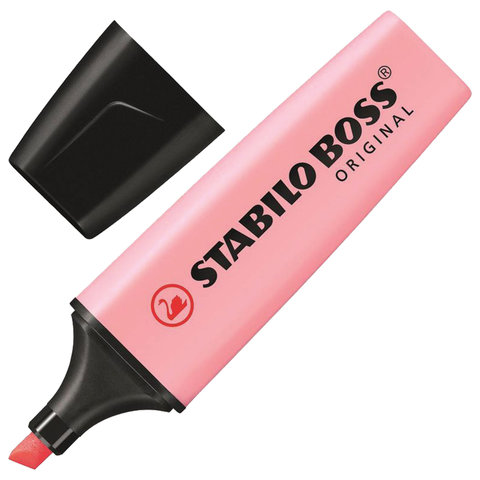 

Текстовыделитель Stabilo Boss Pastel, РОЗОВЫЙ, линия 2-5 мм, 70129, 10 шт