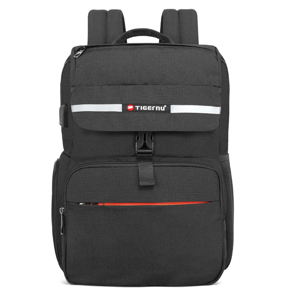 фото Рюкзак мужской tigernu t-b3900 черный, 45х16х30 см