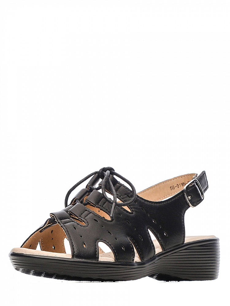 фото Босоножки женские instreet 56-91wn-031ss черные 42 ru