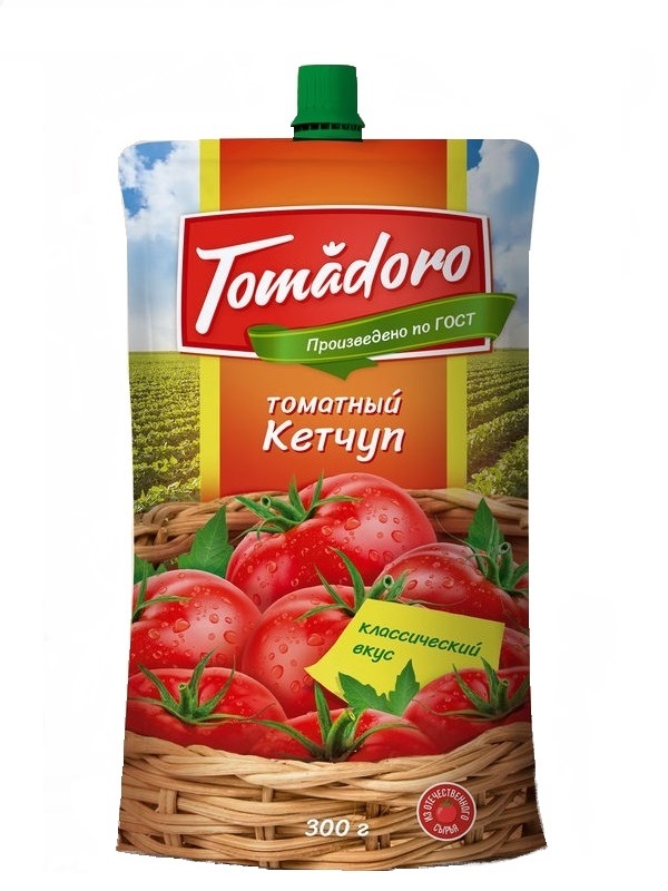 Кетчуп Дикси Tomadoro томатный, 300 г