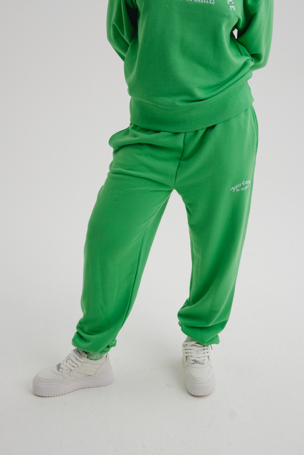 Спортивные брюки женские Juicy Couture JCRB122004/377 зеленые 46 RU