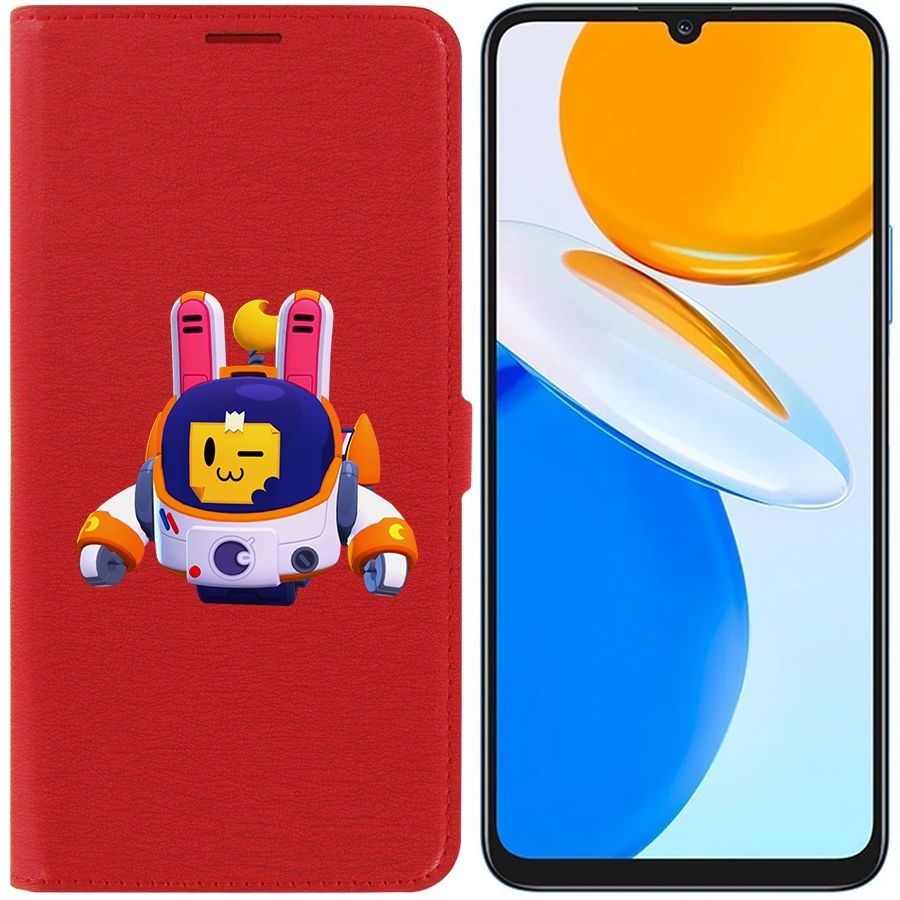 

Чехол-книжка Eco Book для Honor X7 Brawl Stars-Лунный Спраут