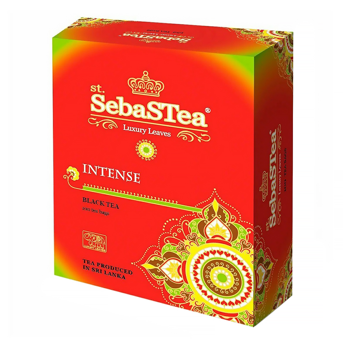Чай черный SebaSTea Intense в пакетиках 2 г x 100 шт