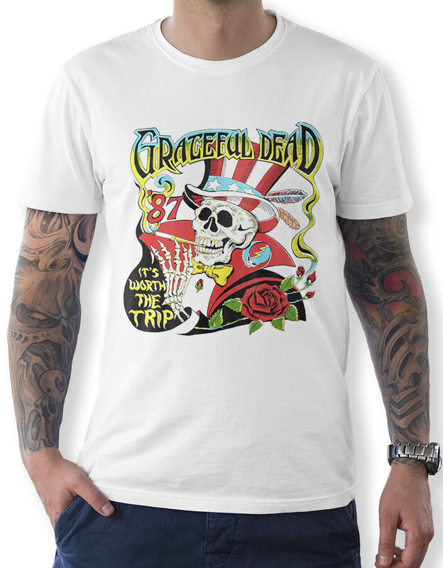 

Футболка мужская Design Heroes Grateful Dead белая XS, Белый, Grateful Dead