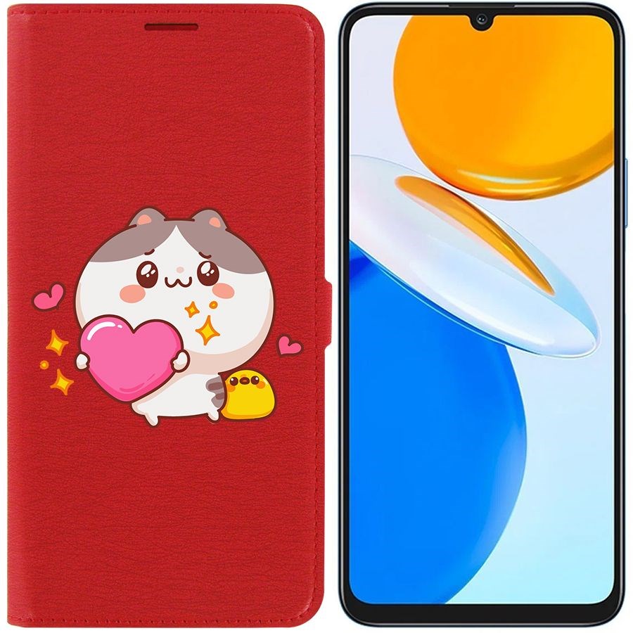 Чехол-книжка Eco Book для Honor X7 Сердце для тебя