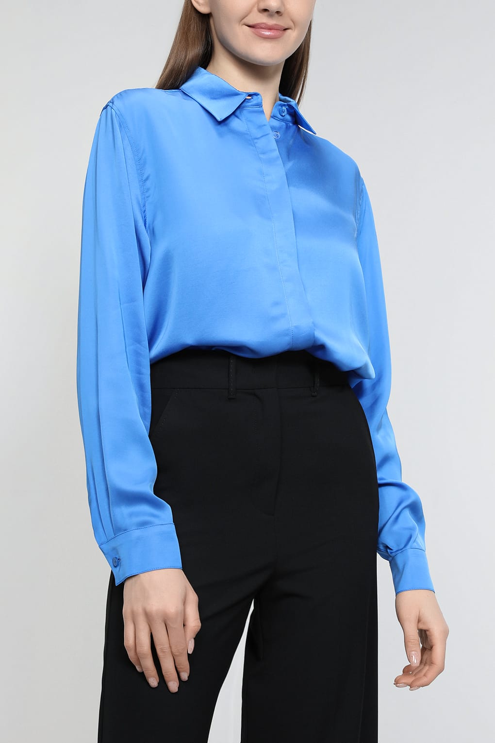Блуза женская SABRINA SCALA SS23013331 синяя XS