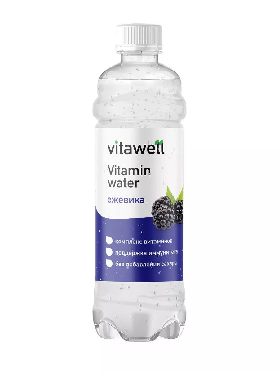 

Газированный напиток Vitawell ежевика 500 мл
