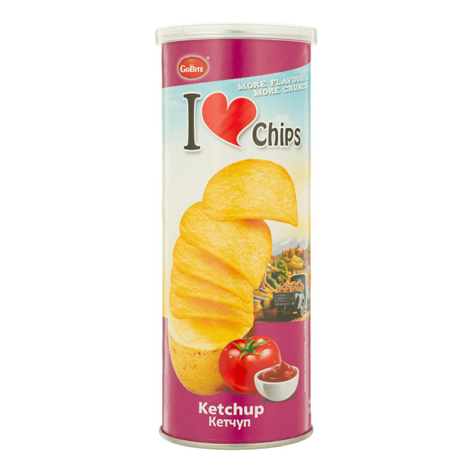 

Чипсы картофельные GoBite I love chips кетчуп 70 г