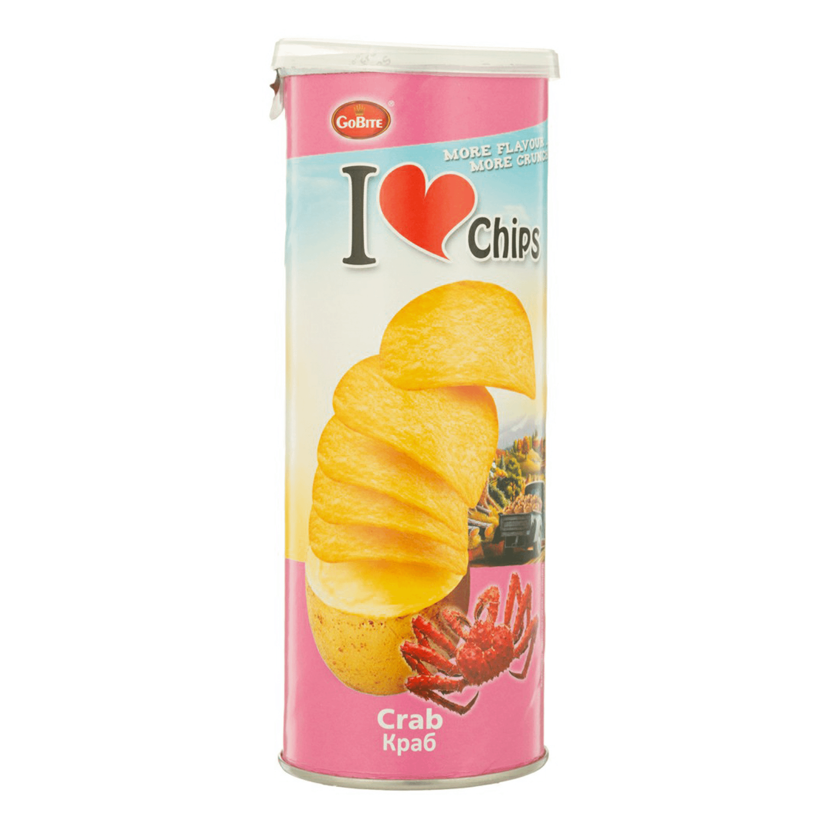 Чипсы картофельные GoBite I love chips краб 70 г