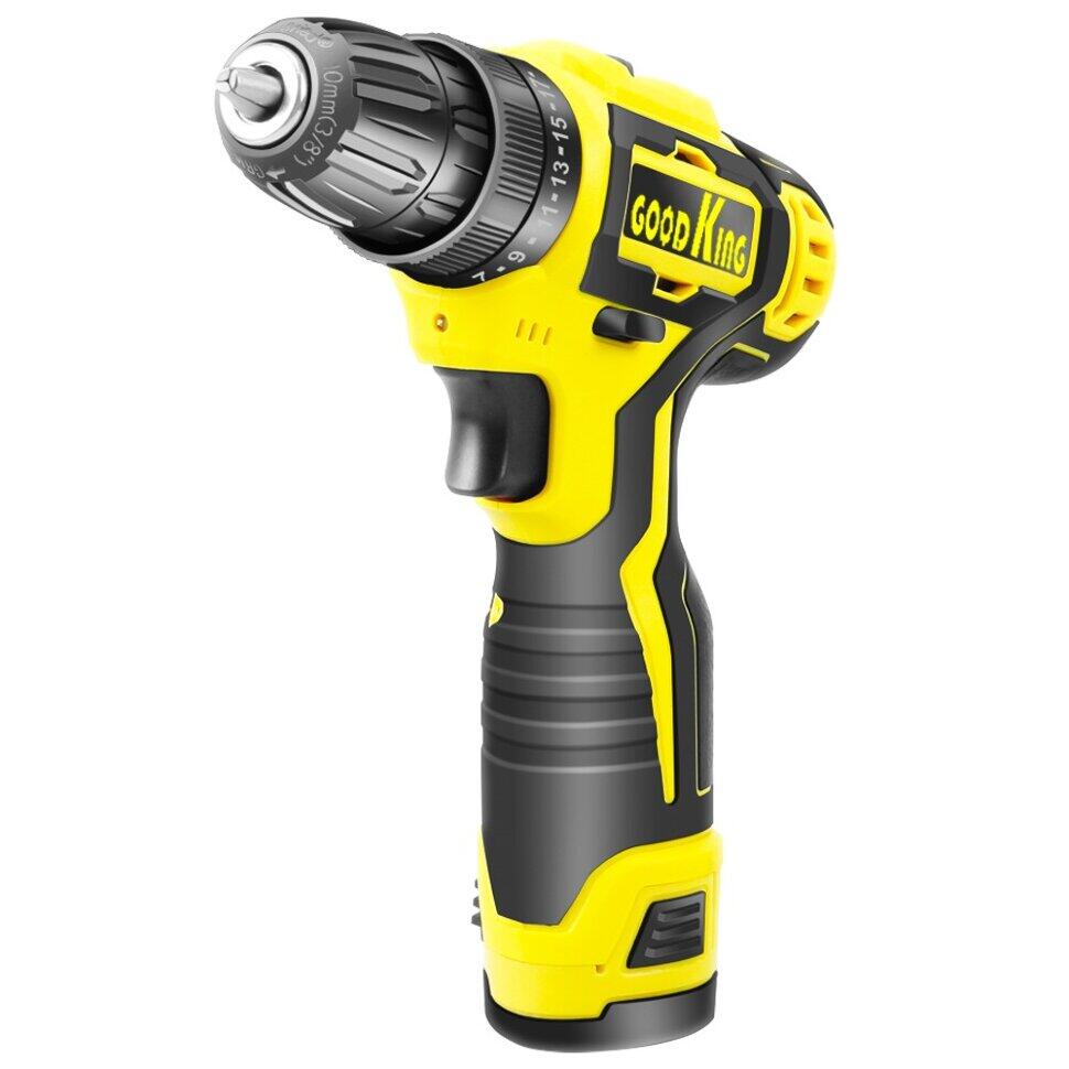 Акк безударная дрель-шуруповерт 15Ah 12V 30Нм GOODKING YL-101201 210000₽