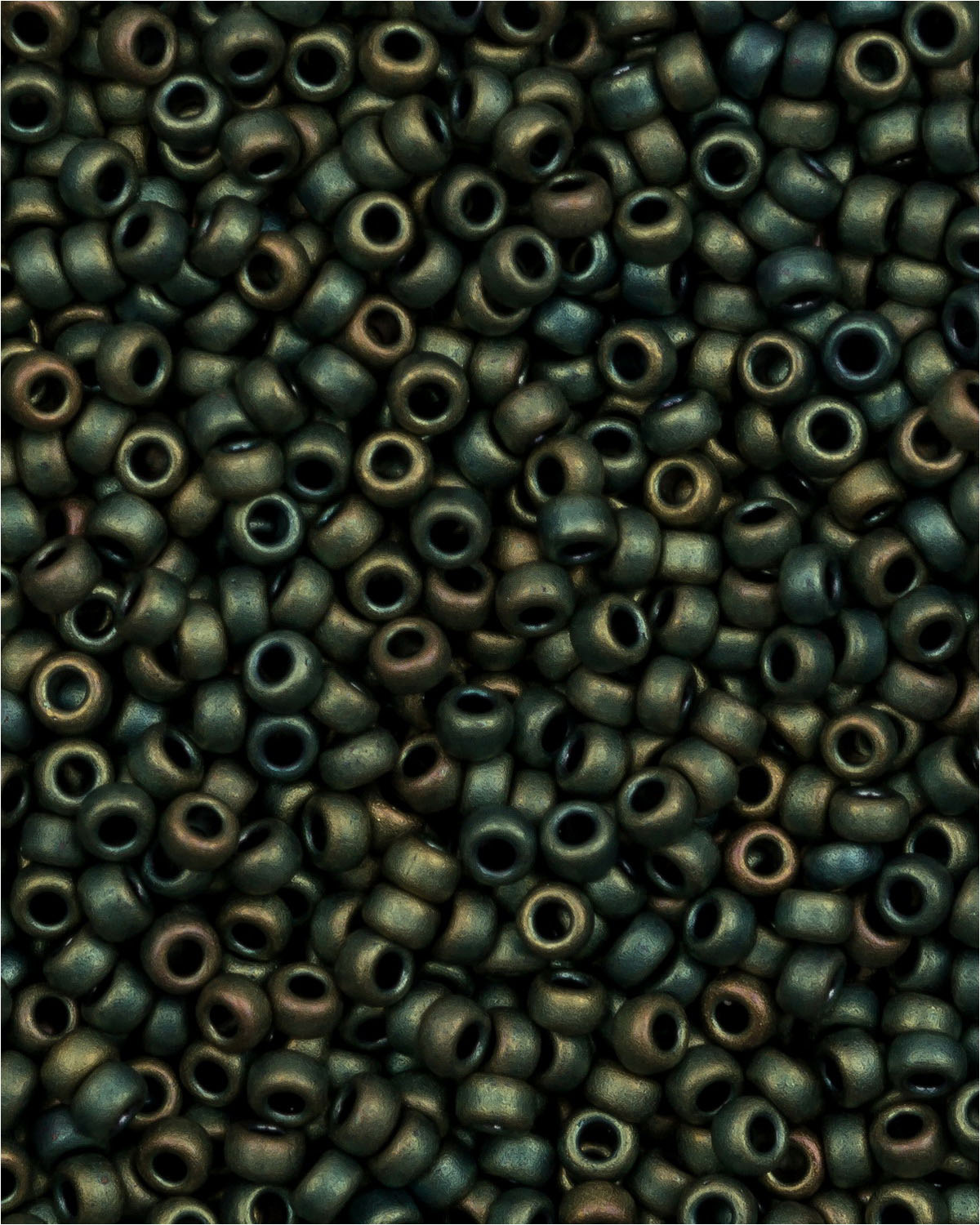 

Бисер Miyuki Япония, 15/0, Матовый металлизированный радужная патина (2008) 5 г, Miyuki-15