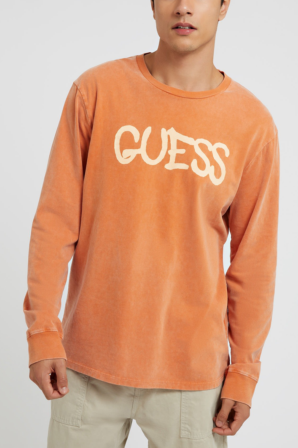 

Свитшот мужской Guess M3RI1T KBDL0 оранжевый M, M3RI1T KBDL0