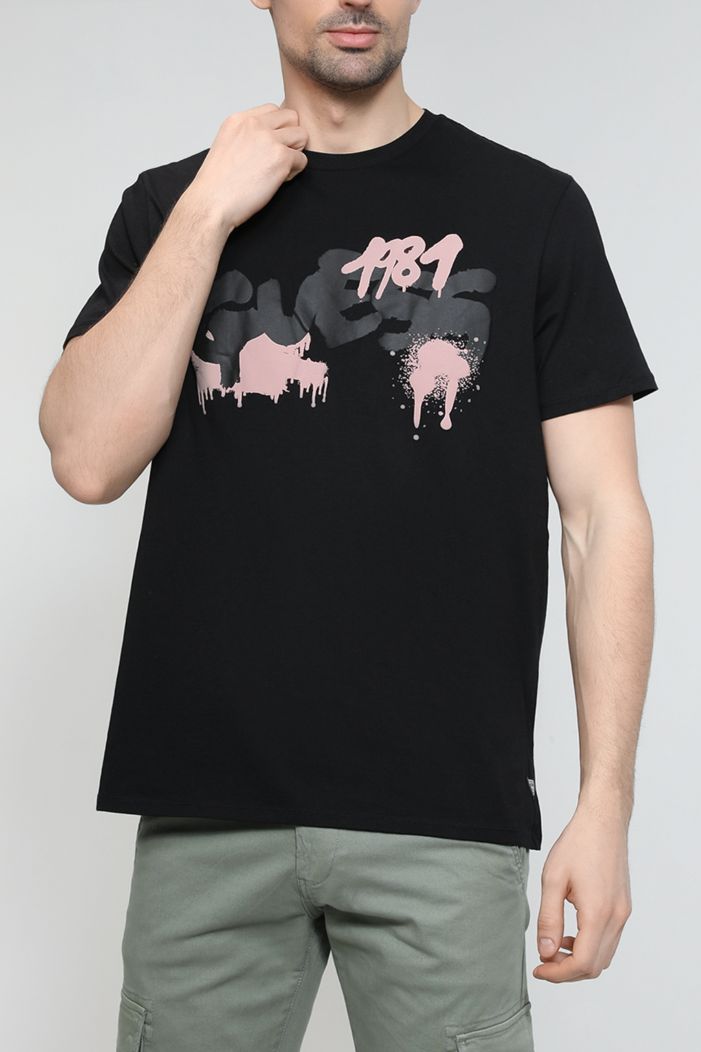 

Футболка мужская Guess M3GI59 черная 2XL, M3GI59