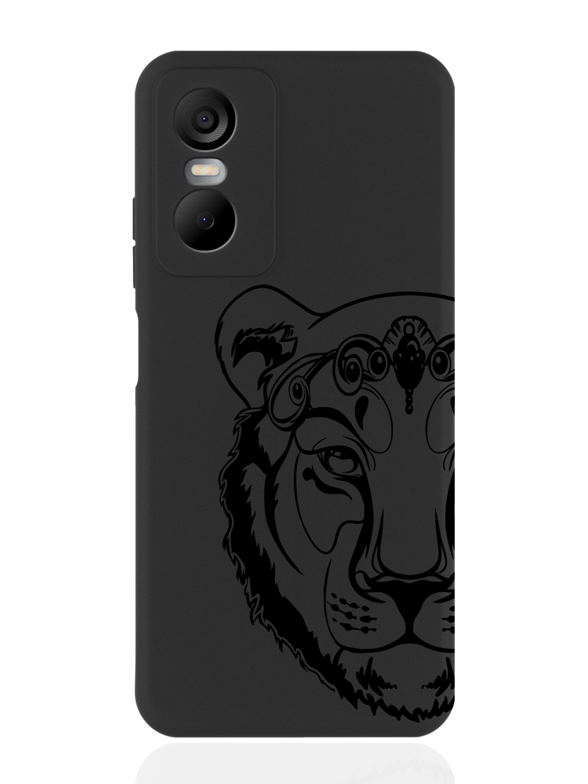 

Чехол MustHaveCase для Tecno Pop 6 Pro Львица черный
