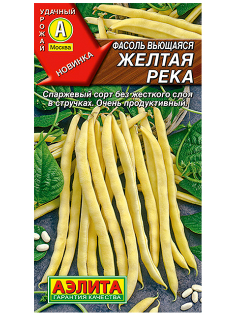 

Семена фасоль Аэлита Желтая река 12292 1 уп.