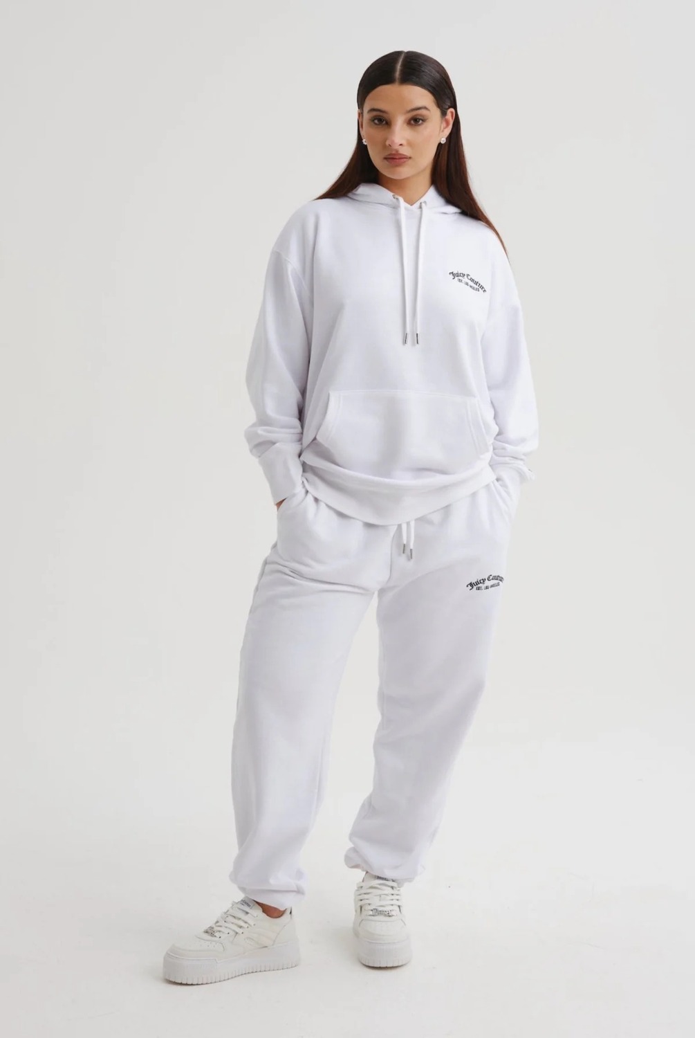 Спортивные брюки женские Juicy Couture JCRB122004/117 белые 44 RU Великобритания белый