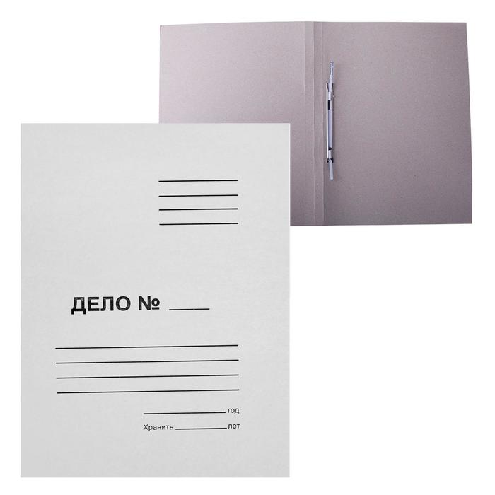 

Скоросшиватель Calligrata "Дело", 250 г/м2, белый, немелованный, до 200 л(50 шт.)