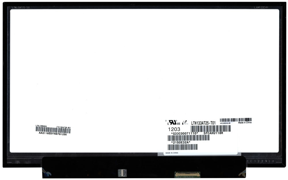 

Матрица ОЕМ для ноутбука LTN133AT25 T01, совместимая с p/n: LTN133AT25 T01