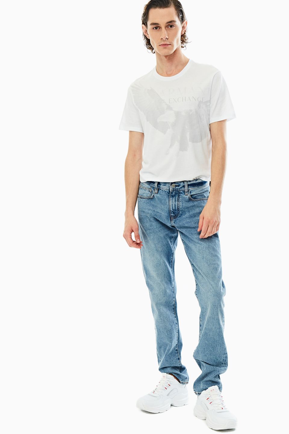 

Джинсы мужские Armani Exchange 8NZJ13 Z1P1Z 1500 синие 30/32 IT, Синий, 8NZJ13 Z1P1Z 1500
