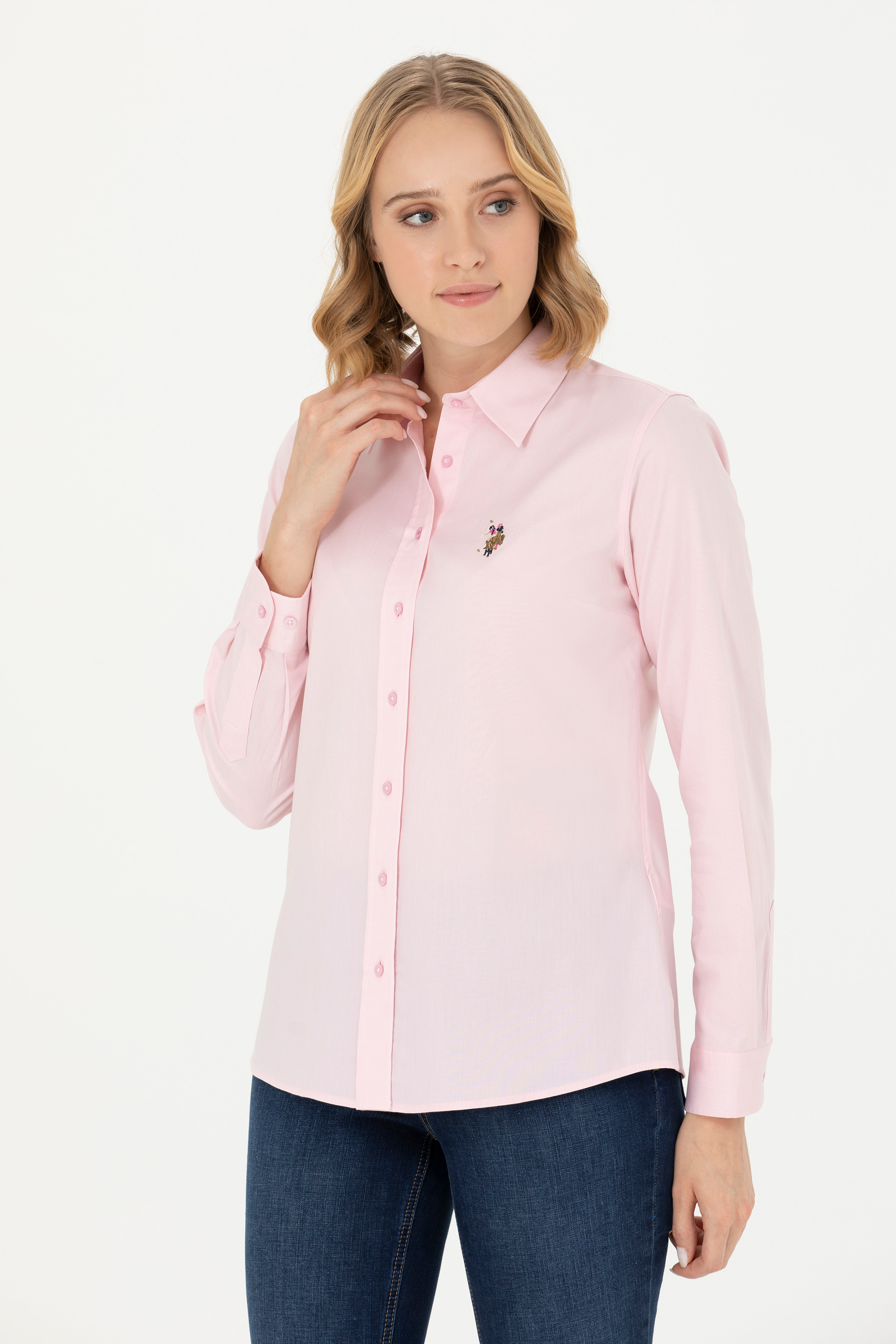 

Рубашка женская US Polo Assn G082SZ0040CRISCOLOR023Y розовая 38, Розовый, G082SZ0040CRISCOLOR023Y