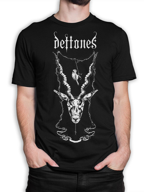 фото Футболка мужская design heroes deftones черная 3xl