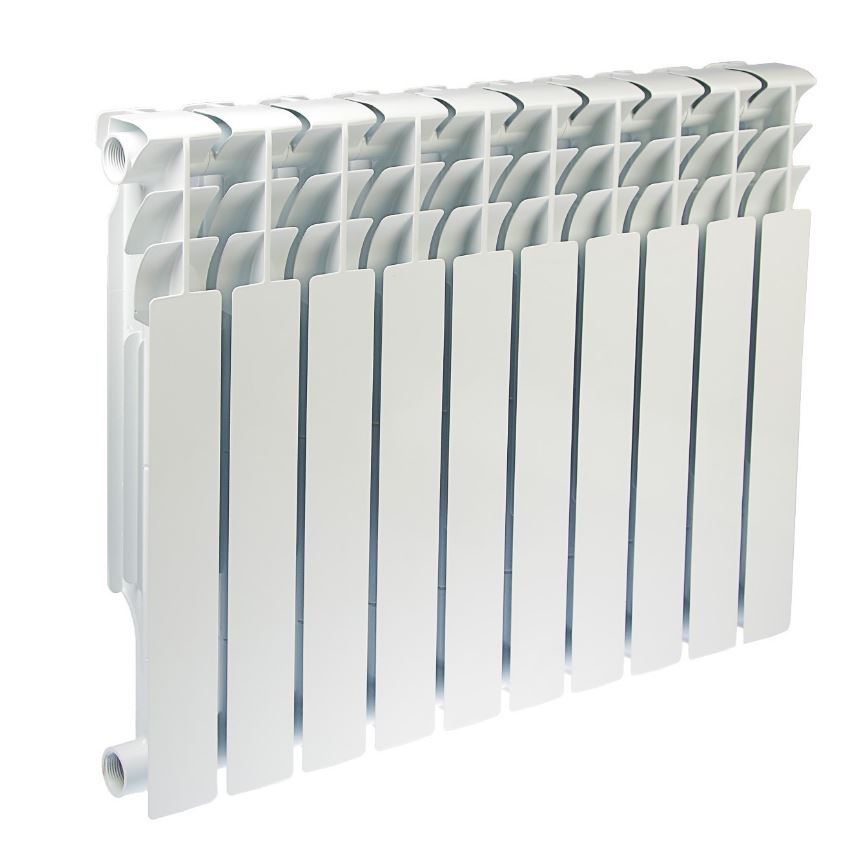 Биметаллический радиатор Oasis Pro 10 секций белый (4640039484110)