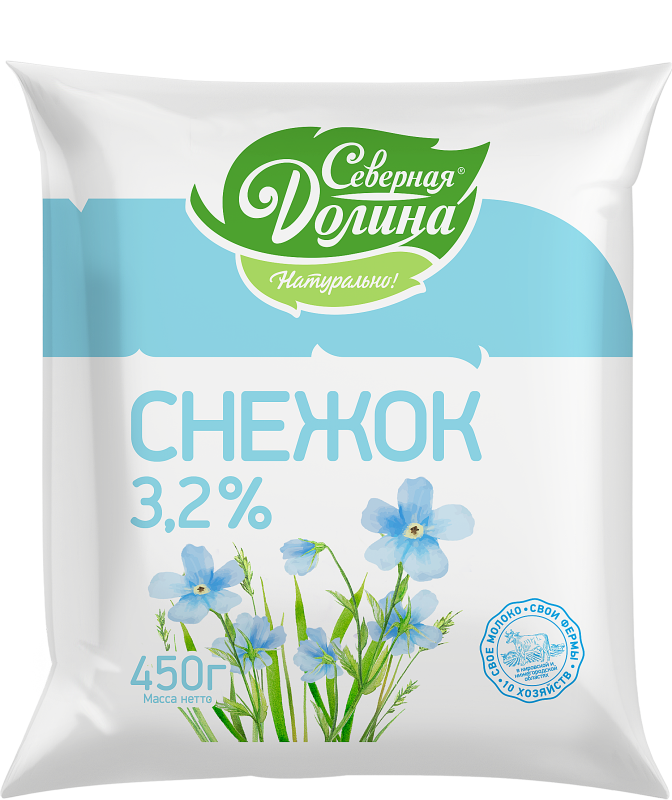 

Снежок Останкино 3,2% БЗМЖ 450 г