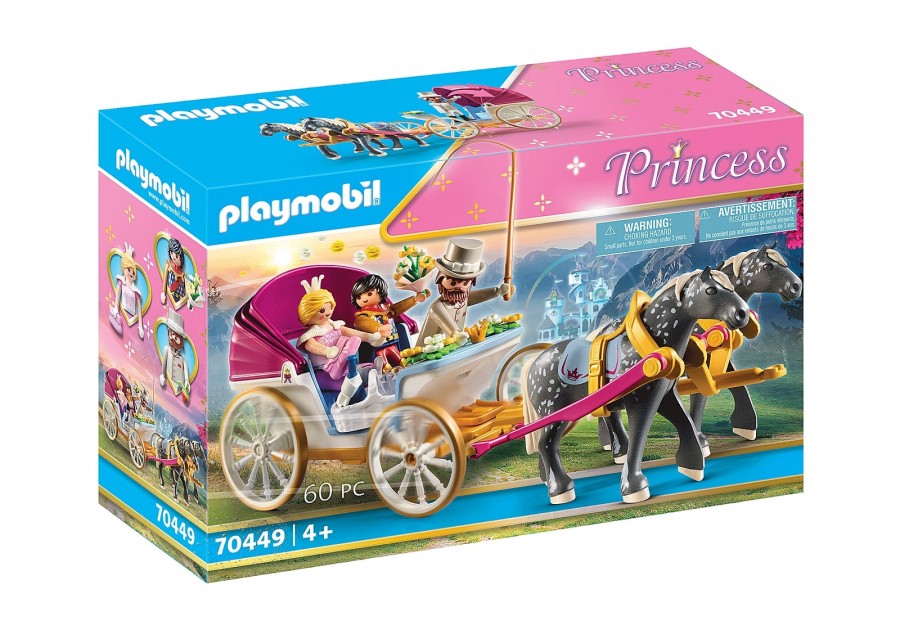 Конструктор PLAYMOBIL Конный экипаж королевской пары PM70449 playmobil конструктор зачарованная фея с лошадью