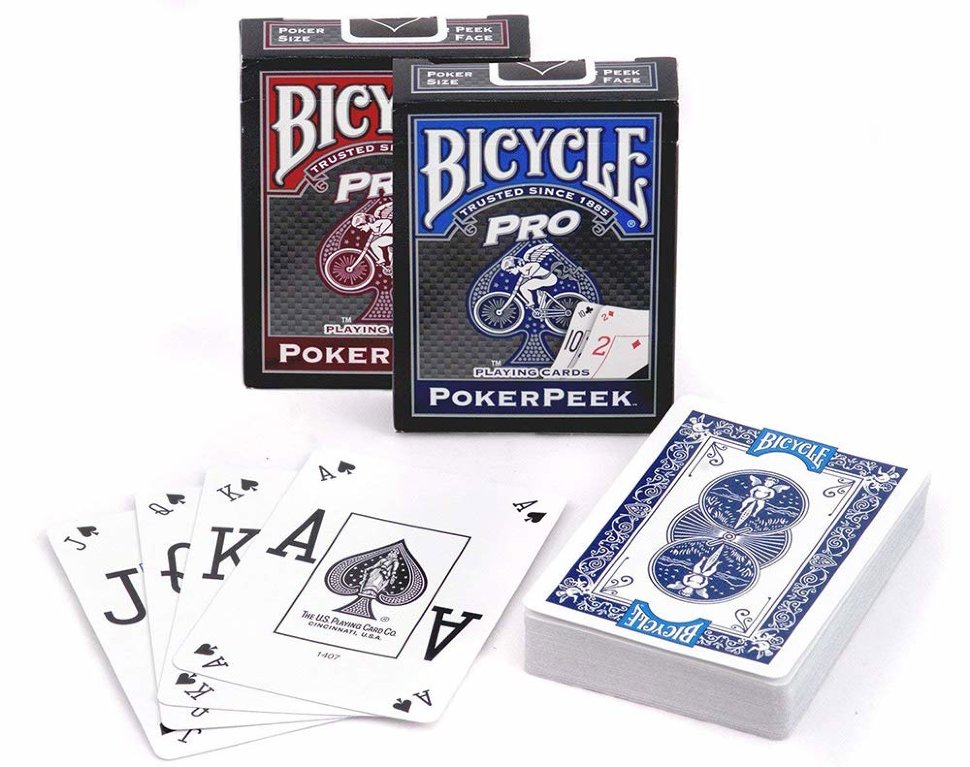 

USPCC Игральные карты "Bicycle Pro Poker Peek" (USPCC, США, 54 карты)