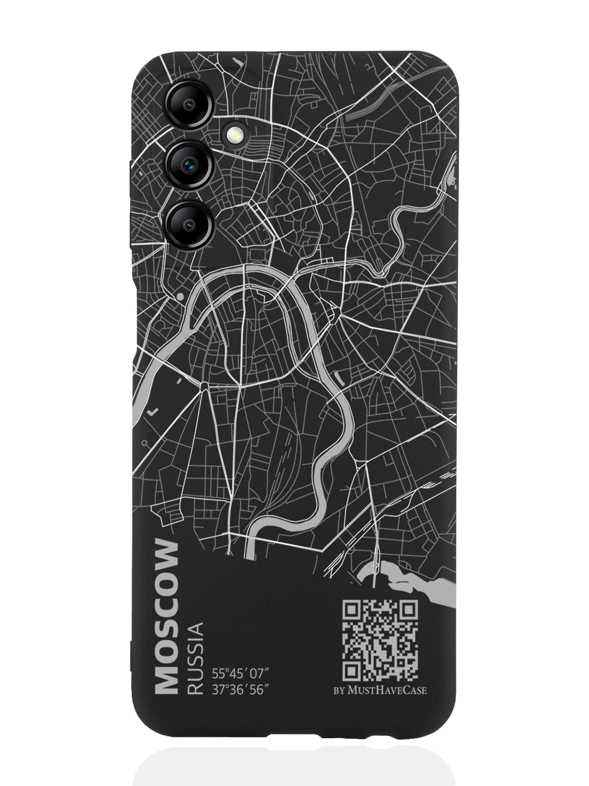

Чехол MustHaveCase для Samsung Galaxy A14 Карта Москвы черный, Серый;черный