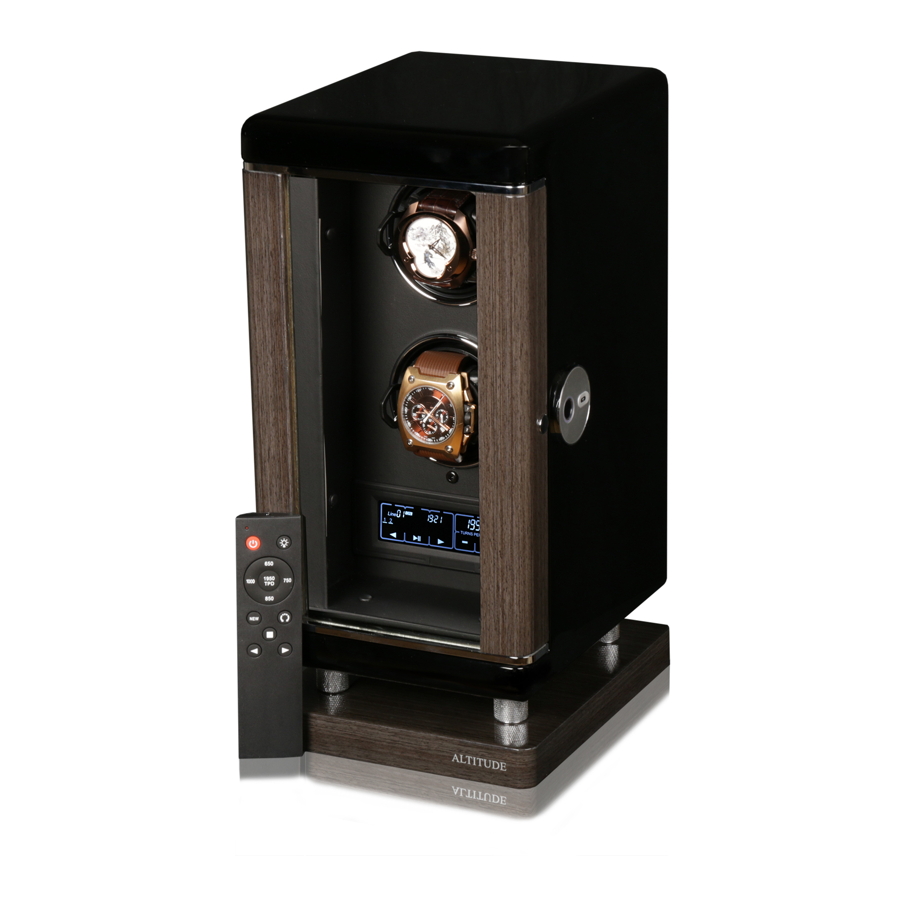 

Шкатулка для хранения и подзавода 2-х часов венге Altitude M1902GB-B, Altitude M1902GB-B