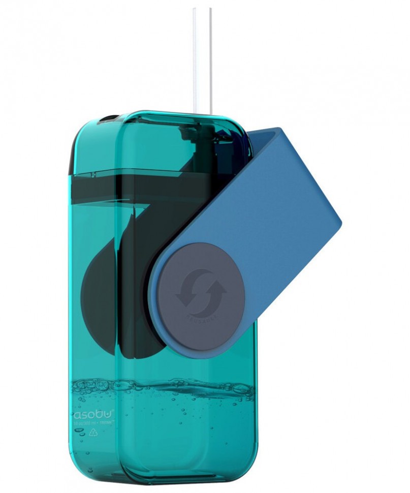 Бутылка Asobu JUICY DRINK 290 мл, цвет бирюзовый-голубой (JB300.17)