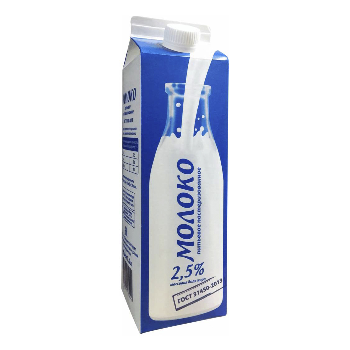 

Молоко апатитская буренка пастер.2,5% п/п 1л