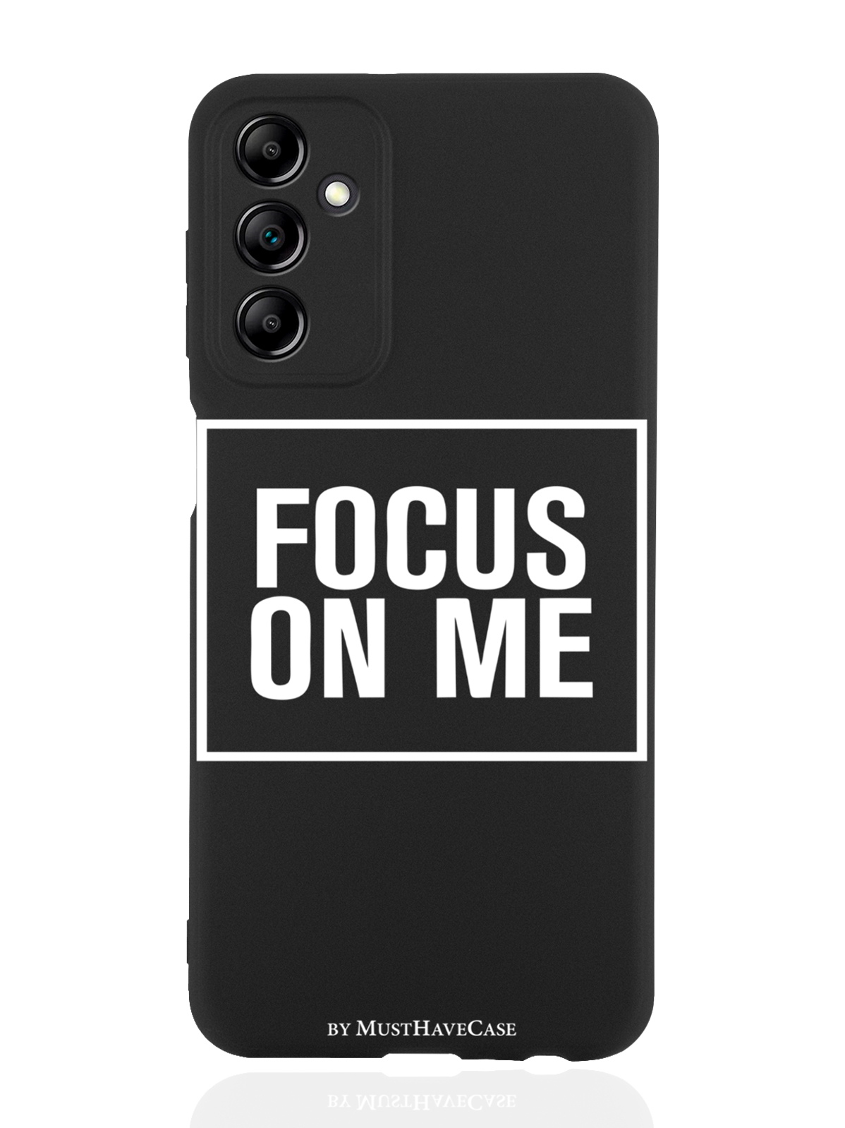 

Чехол MustHaveCase для Samsung Galaxy A14 Focus on me черный, Черный;белый