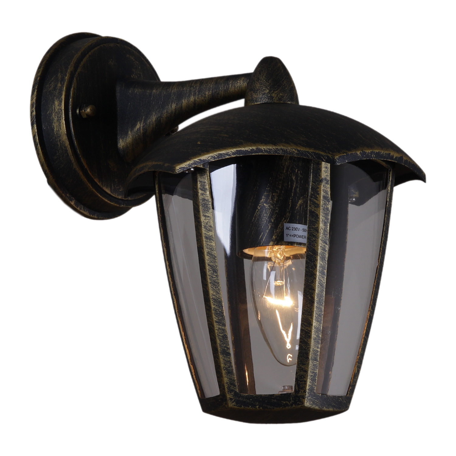 

Садовый светильник Reluce Настенный фонарь 08304-9.2-001SJ Top mount BKG