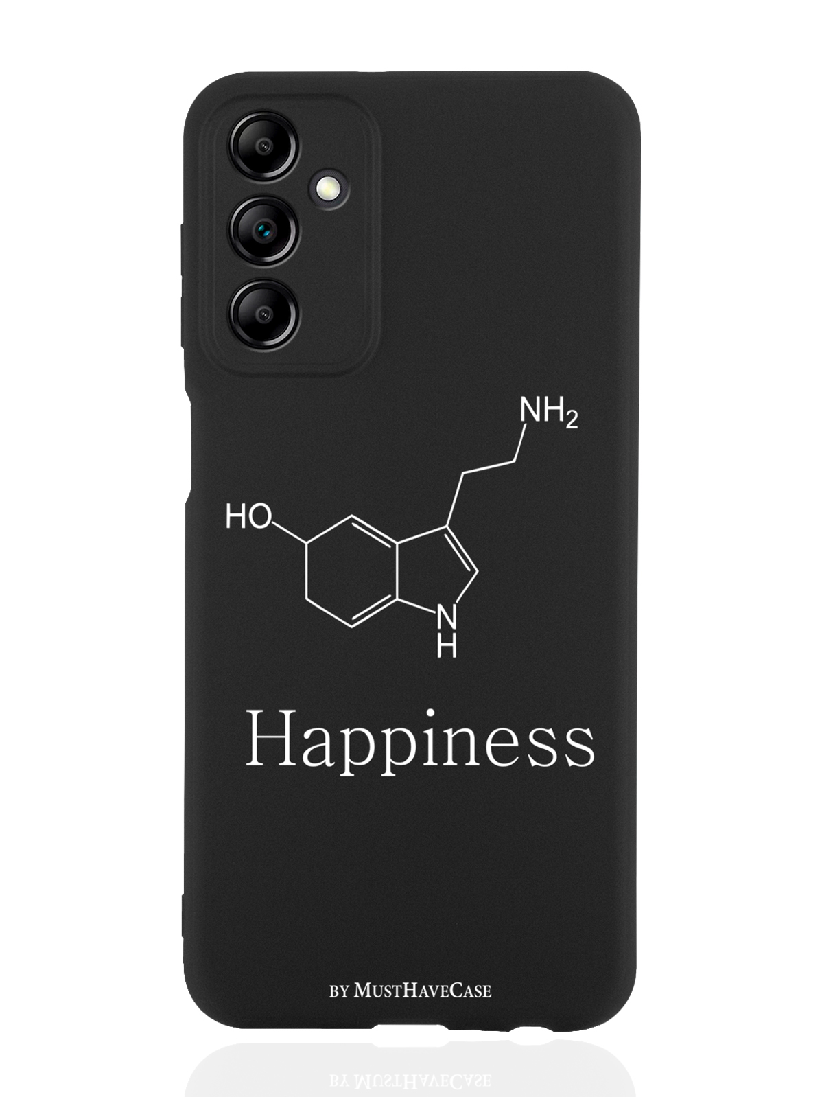 

Чехол MustHaveCase для Samsung Galaxy A14 Молекула счастья черный, Черный;белый