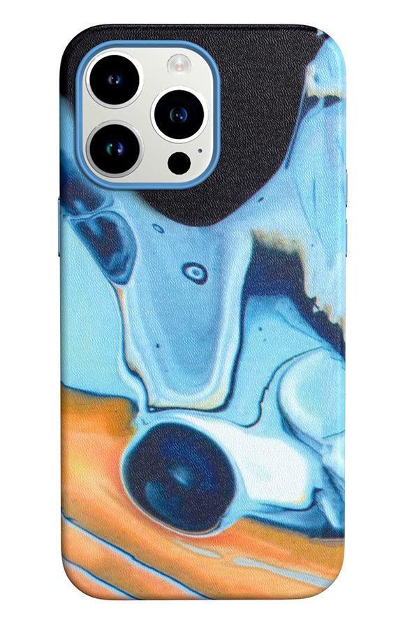 

Чехол для Apple iPhone 13 Pro (Magsafe) Color Wave, синий