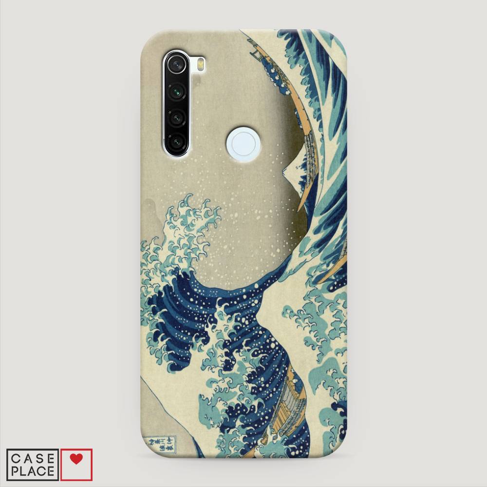 

Пластиковый чехол "Большая волна в Канагаве" на Xiaomi Redmi Note 8T, 37420-7