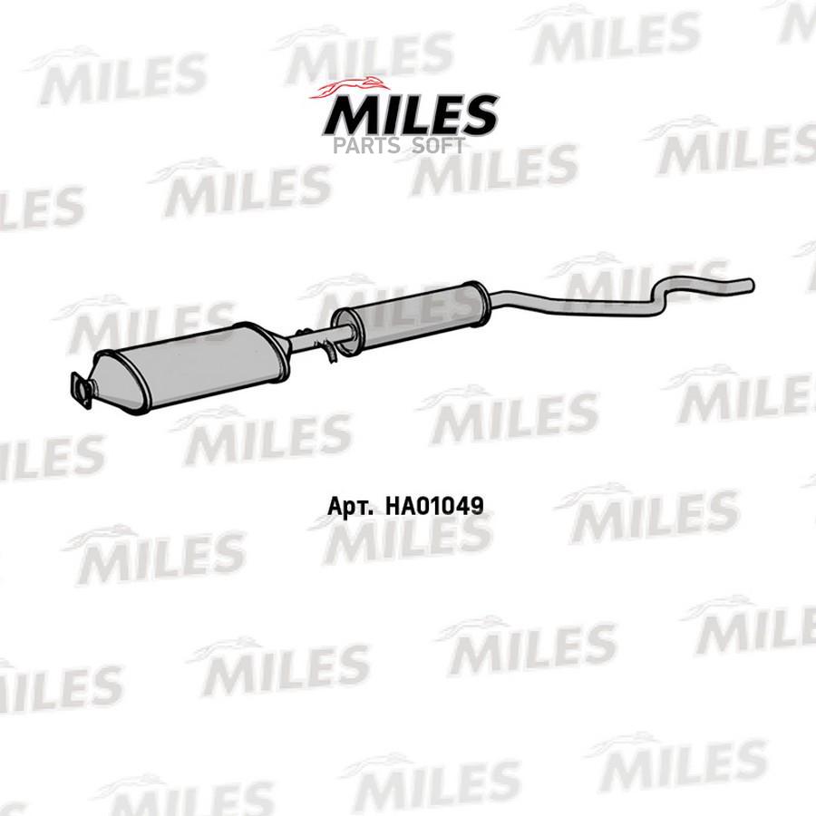 

Резонатор выхлопной системы Miles HA01049