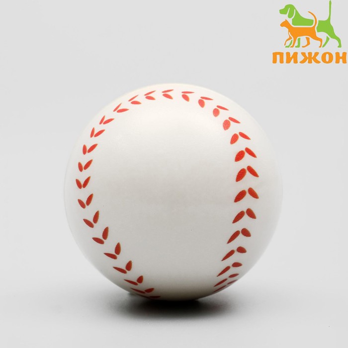 

Игрушка для собак Пижон Бейсбол Мячик зефирный микс цветов 6,3 см 2 шт