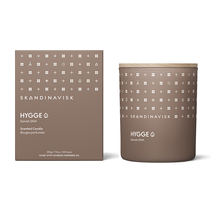 

Свеча ароматическая HYGGE с крышкой, 200 г (новая)